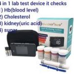 Multi check Cholesterol, Glucose, Uric acid, HB