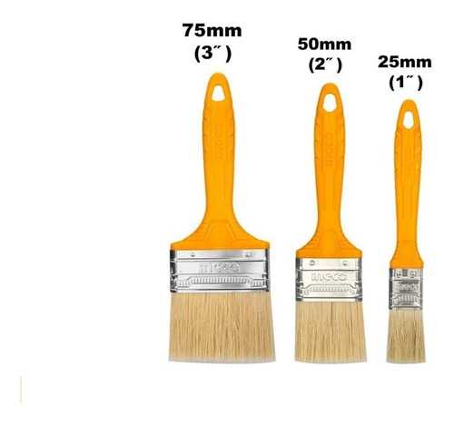 Ingco paint brush 3pcs set