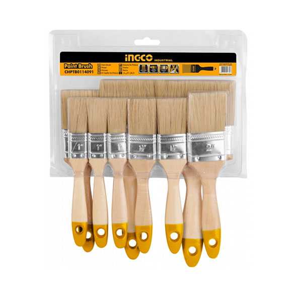 Ingco paint brush 9pcs set