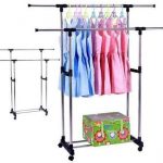 Double Layer Clothes Rack