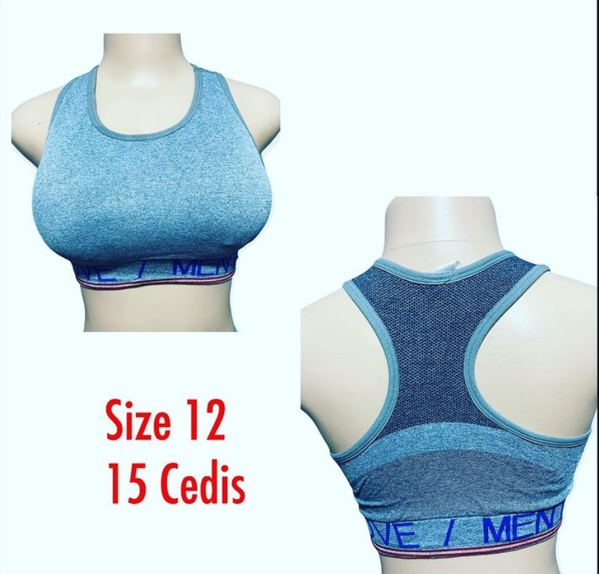 Grey Sports Bra | Reapp.com.gh