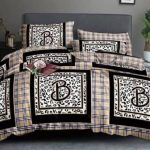 Burberry Bed Sheet 6 Piece