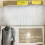 M&S 100% Cotton Singlet- 2pack