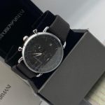 Black and Silver Emporio Armani Watch