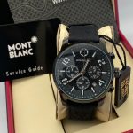 All Black Mont Blanc Mens Watch
