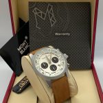 Brown and Silver Mont Blanc Mens Watch