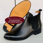 Frank Perry Black Leather Boots