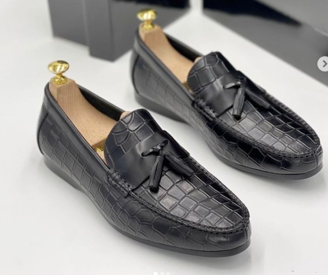 Black Leather Loafers | Reapp.com.gh