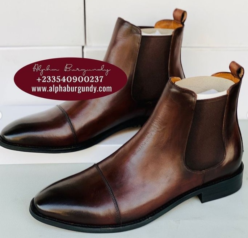 Frank Perry Brown Leather Boots | Reapp.com.gh