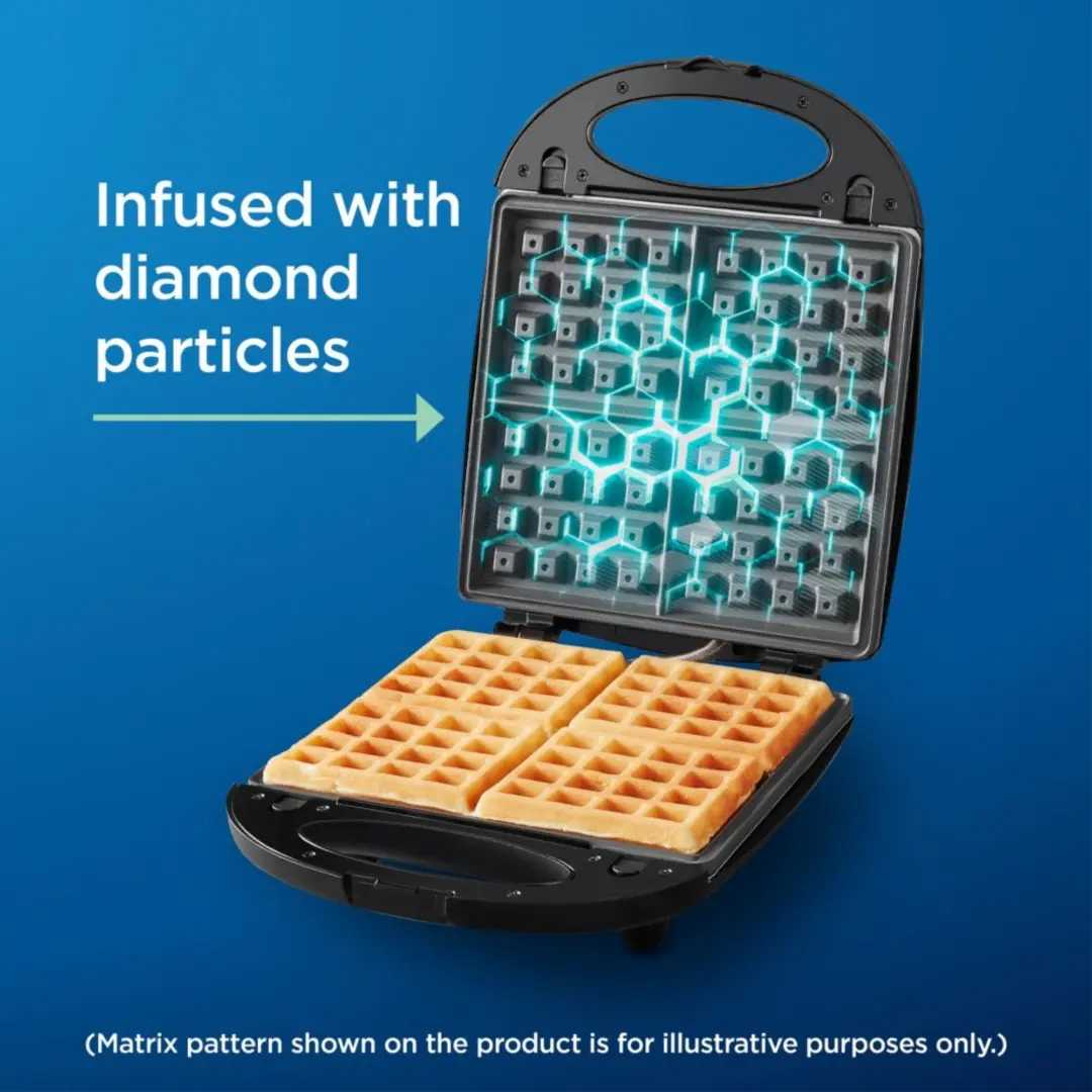 Classy Touch Four Square Waffle Maker