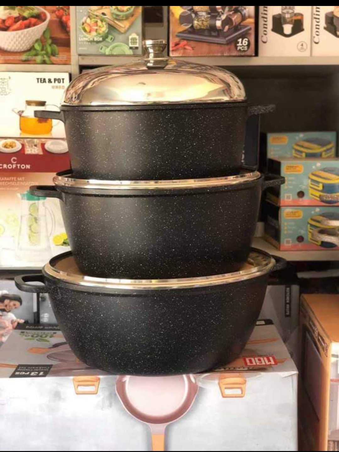 Big Size Non-stick Ceramic Coating Cookware