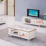 Wooden Center Table and TV Stand