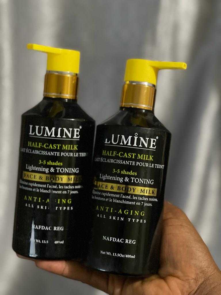 lumine half cast lightening body lotion