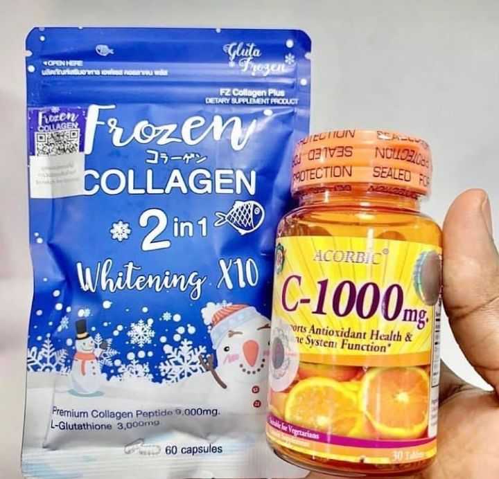 Frozen Collagen 2 in 1 and Acorbic C 1000mg