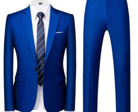 royal blue slim fit suit