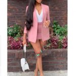 Pink Mini Skirt Suit For Sale In Ghana