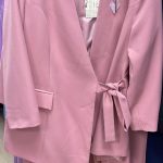 Womens Pink Trouser Suit