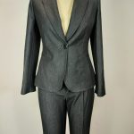 Womens Dark Grey Trouser Suit