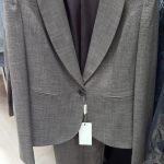 Ladies Grey Trouser Suit