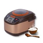 Automatic Smart Electric Rice Cooker - 5 Liters - Brown