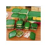 17pcs Storage Containers -Green