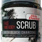 Face and Body Scrub with Black Charcoal-1000ml