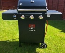 3 burner gas barbecue grill