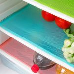 4PCS Multifunctional Refrigerator Mat Anti Frost Waterproof Pad