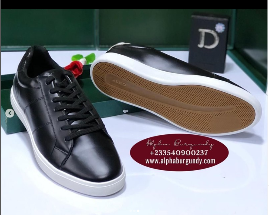 Black and White Aldo Sneakers In Ghana | Reapp