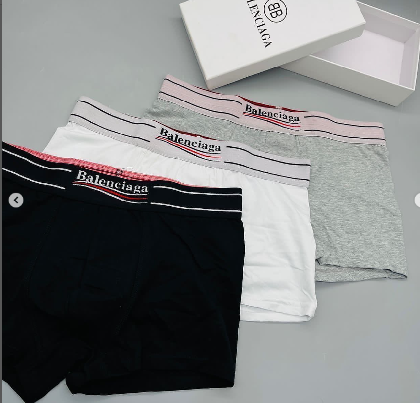 BALENCIAGA - Box of 3 Men's Underwear –
