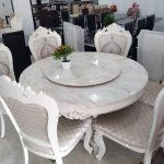 Marble Dinning Table And Chair