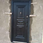 Black Double Lock Security Door