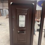 Brown Single Turkish Security Doors