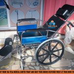 Commode Longback Wheelchair