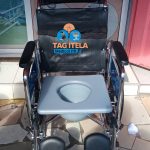 Adjustable Backrest Commode Foldable Wheelchair (Long Back)