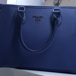 Blue Prada Ladies Hand Bag
