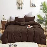 Dark Brown Bed Sheet and Duvet Set