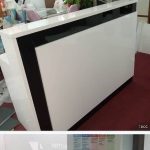 White Reception Desk