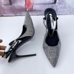 Zara White And Black High Heels