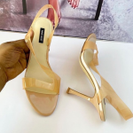 Gold Transparent High Heels