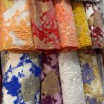 Multicoloured Brocade Fabrics