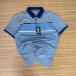 Blue and Grey Babico Mens T Shirt