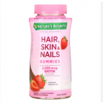 Nature's Bounty Hair, Skin & Nails Gummies 2,500 mcg of Biotin