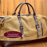 Light Brown Duffle Bag