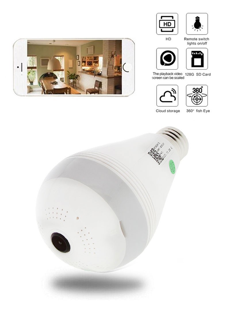 Suma Sex Bp Video Hd Video 16 Sex With Hd Video - 6W 2MP 1080P Bulb Light Wireless IP Camera Panoramic Wifi | Reapp.com.gh