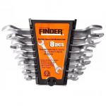 Finder 8PCS Double Open-Ended Spanner Wrench Set
