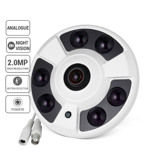 467px x 513px - Snipextc 2MP 360Â° Panoramic HD Video Fish Eye Water Proof Camera With Audio  F058B2 - TVI COLOR | Reapp.com.gh
