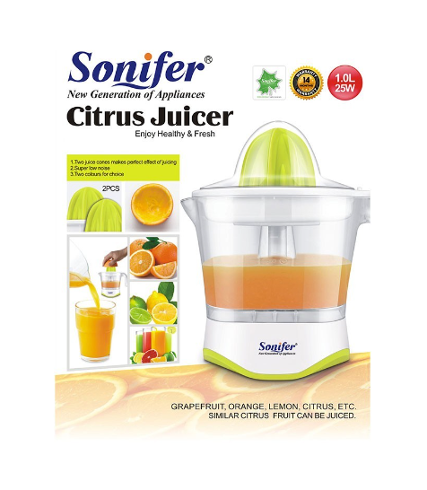 Sonifer 25W 1-LITER Electric Citrus Juicer SF-5514 | Reapp.com.gh