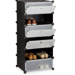 Shoe Rack Cube Organizer DIY Plastic Storage Organizer Cabinet