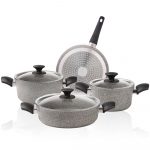 Karaca 7 Piece Biogranit Gray New Cookware Set